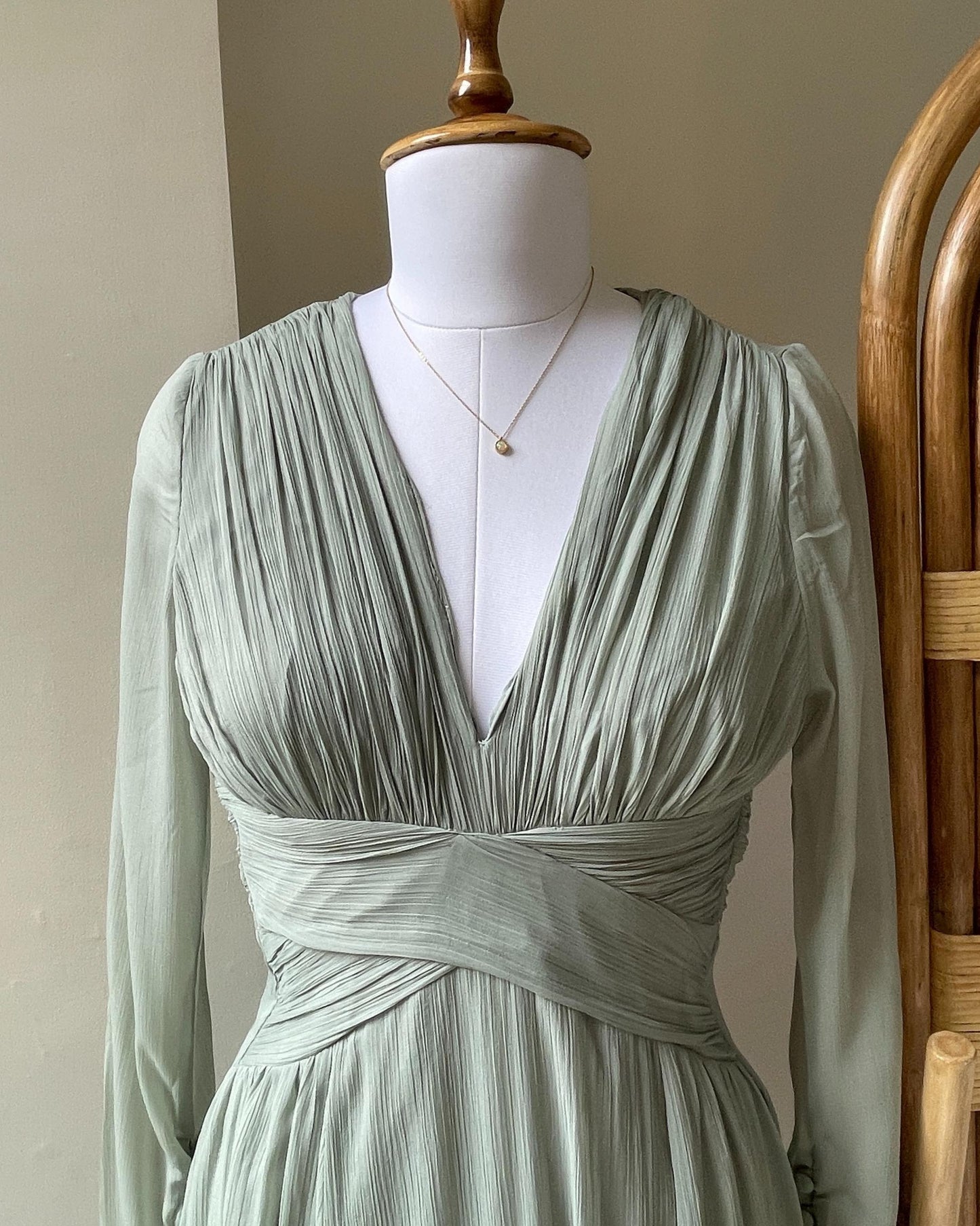 Sage Whisper Gown (XS)
