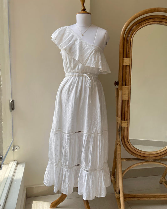 White Marigold Dress (M)