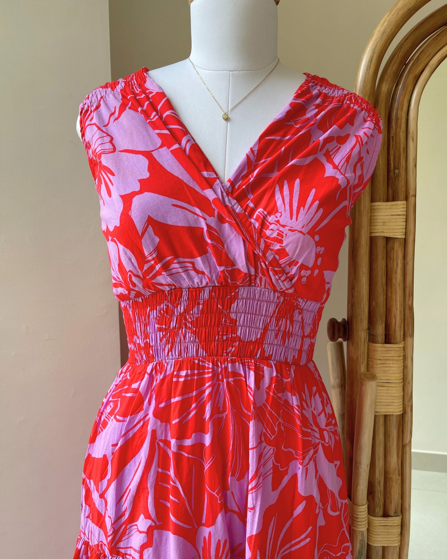 Flamingo Pink Dress (M)