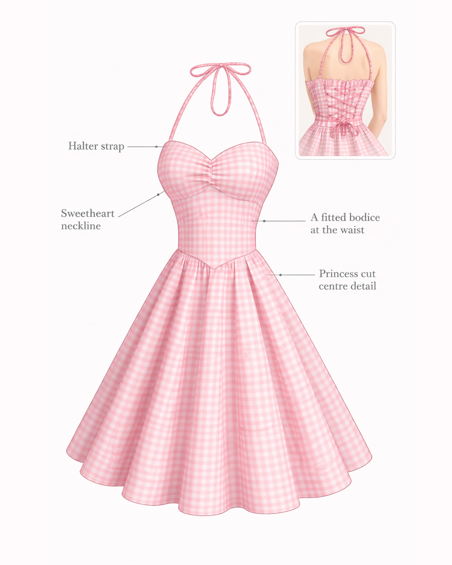 Pretty In Pink in Gingham