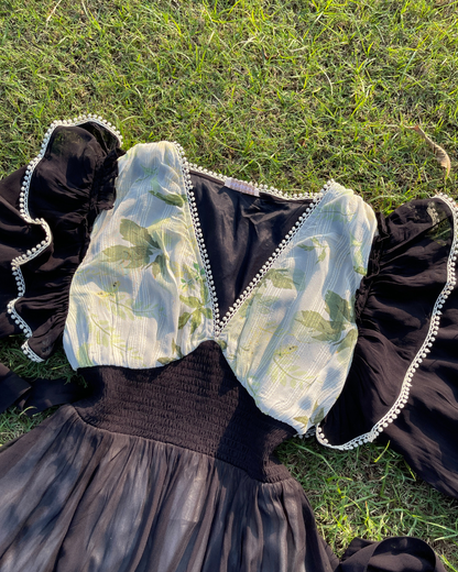 Black Rose Dress (M)