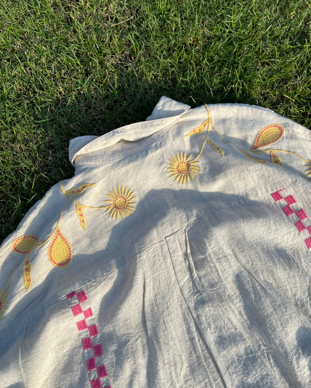 Golden Bloom Shirt (oversized)