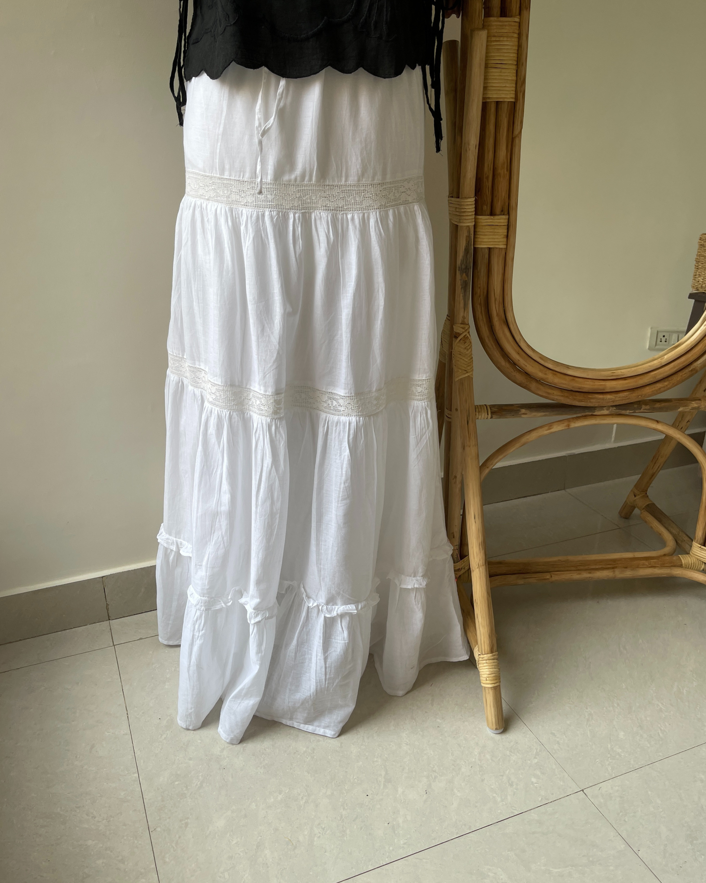 Ivory Echo Skirt