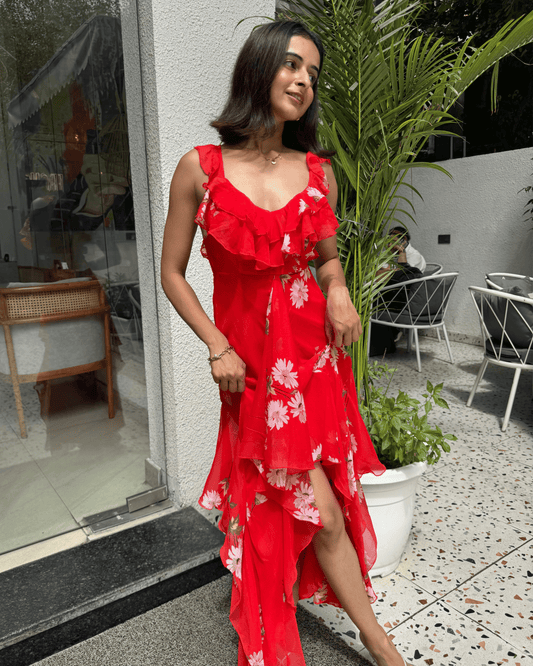 Scarlet Poem Dress (S)