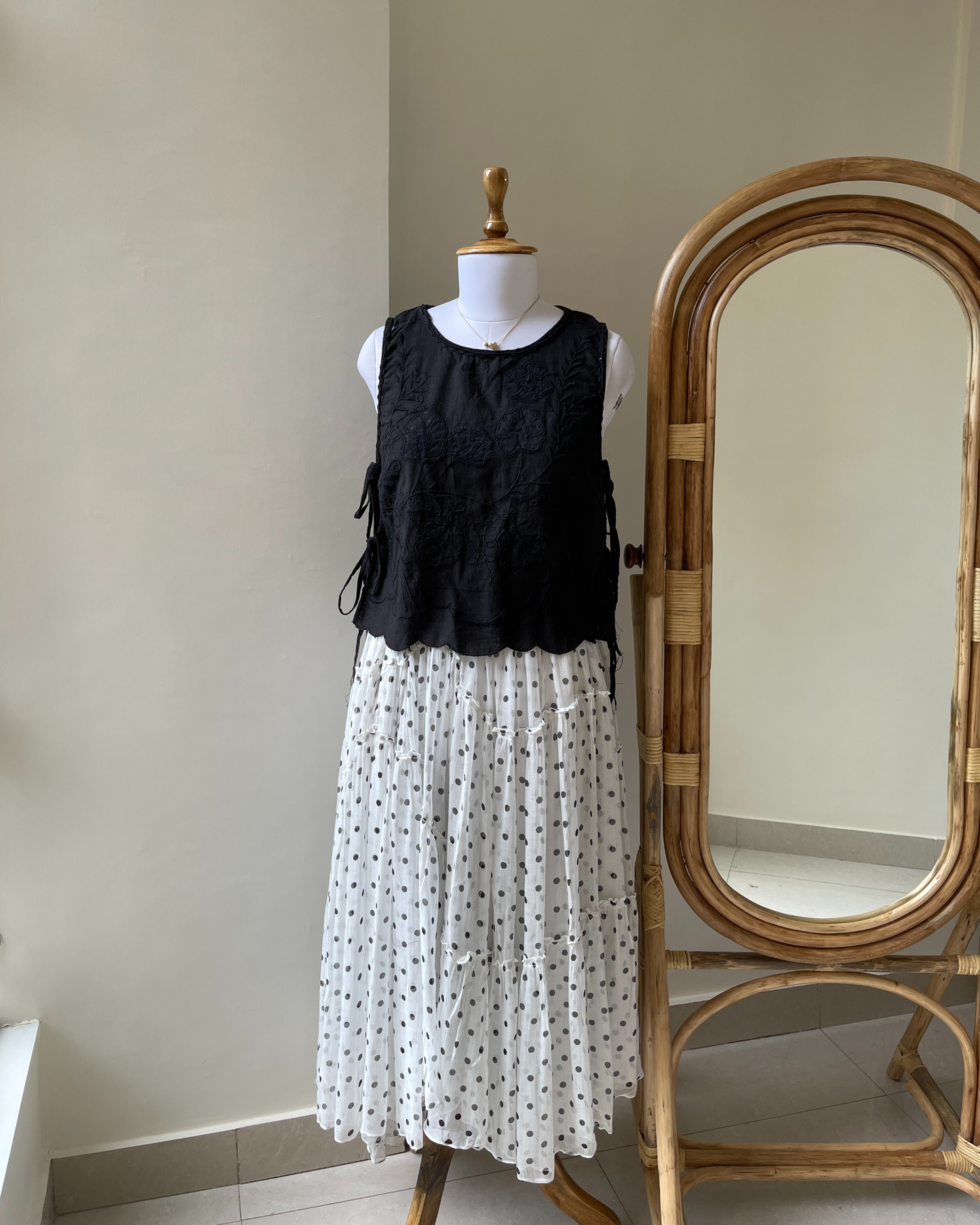 Parisian Polka Skirt