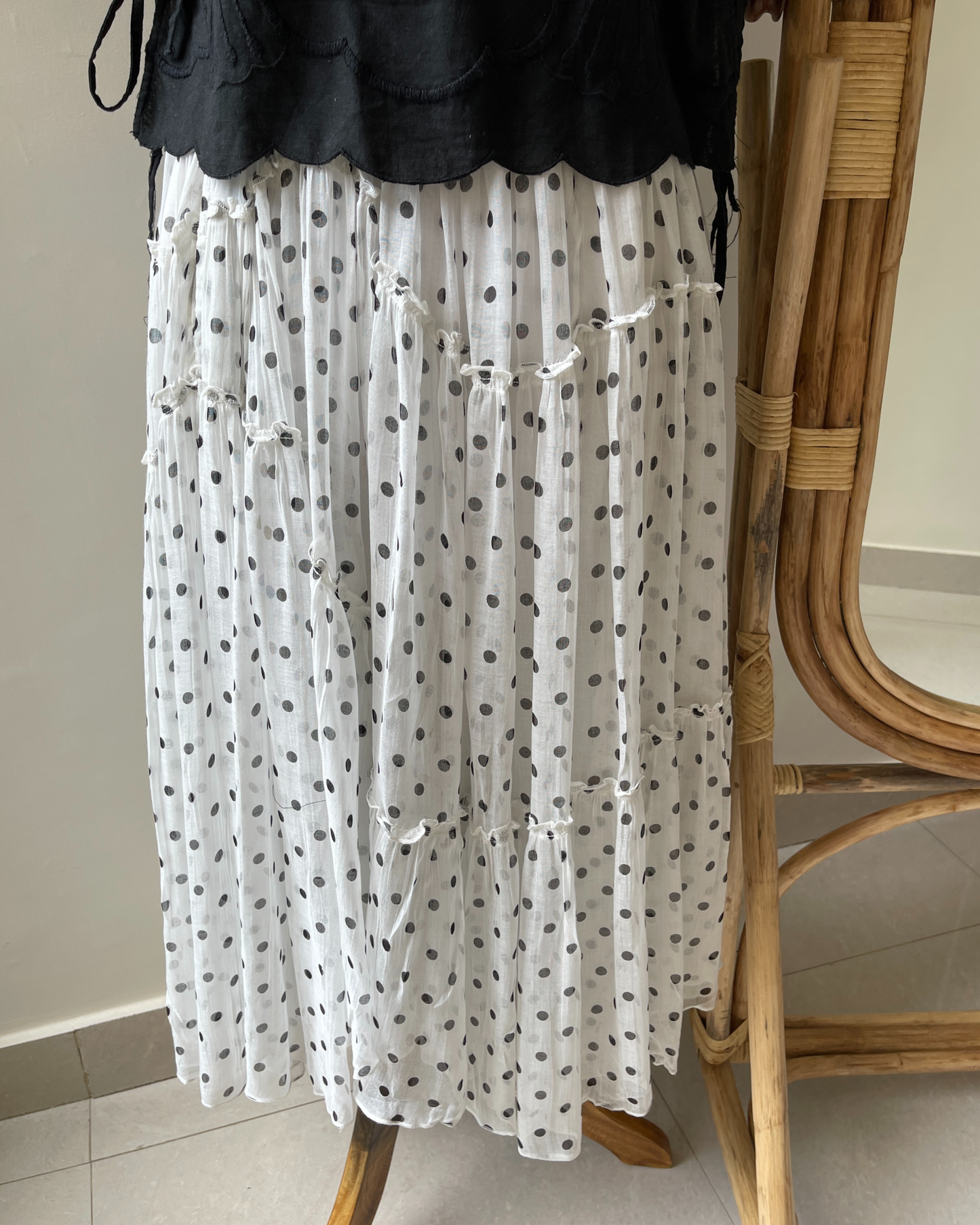 Parisian Polka Skirt