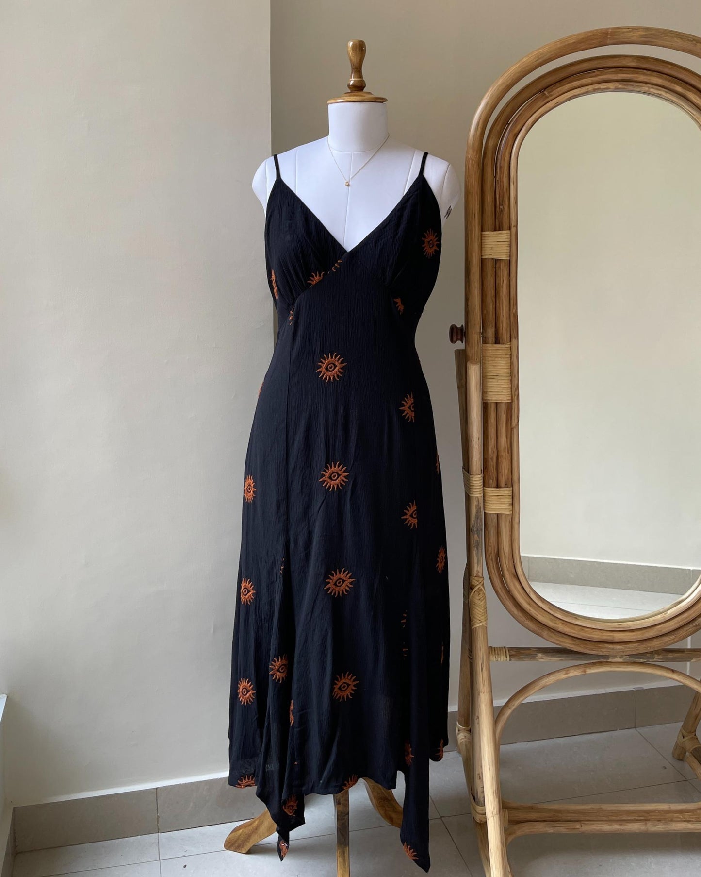 Ebony Petal Gown (M-L)