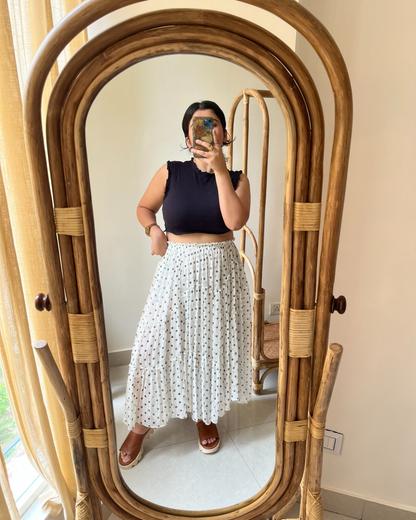 Parisian Polka Skirt