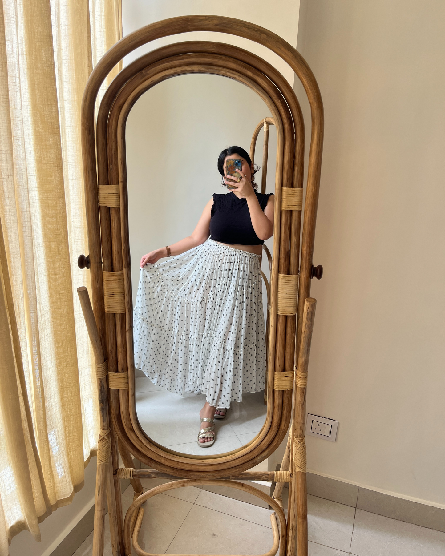Parisian Polka Skirt