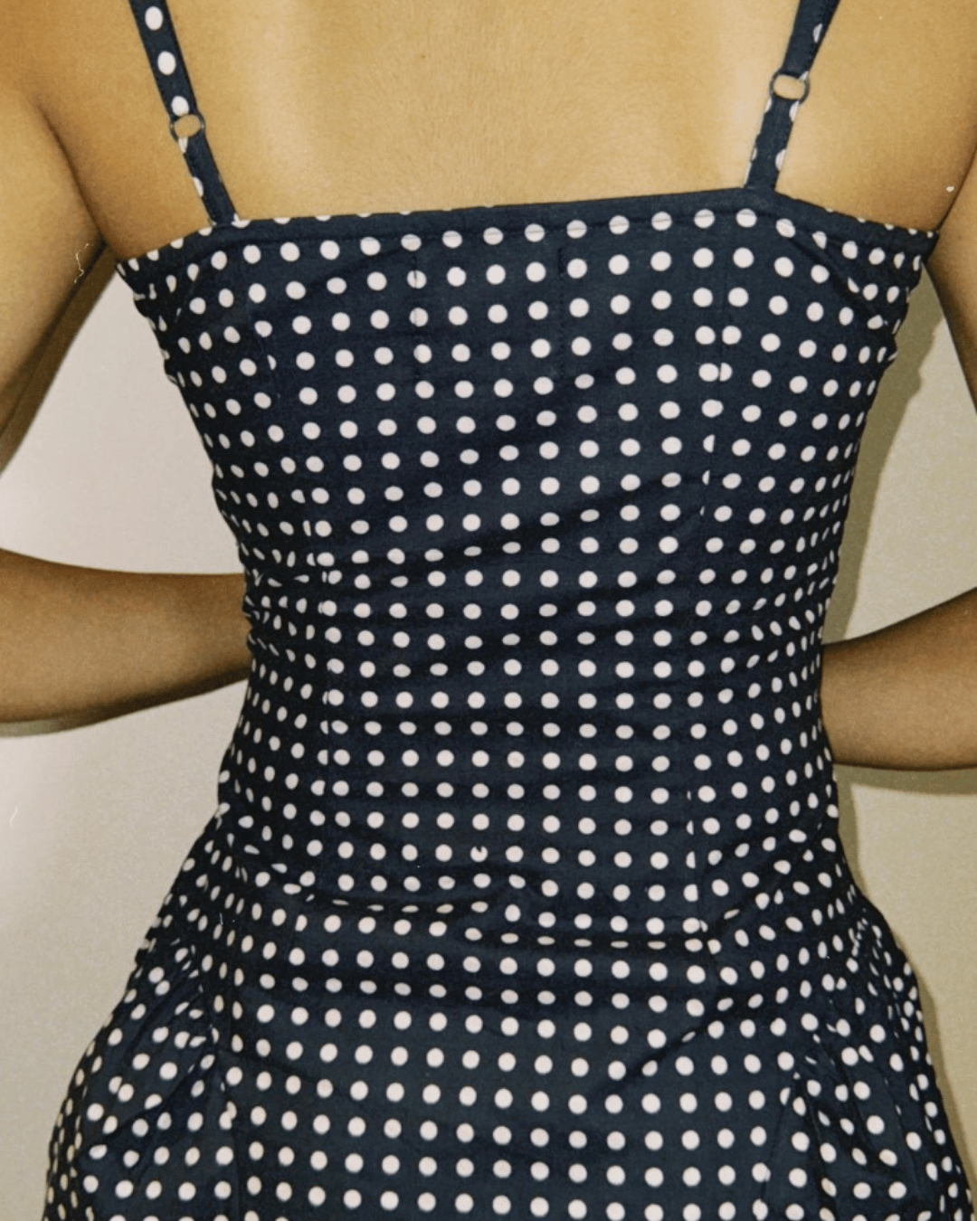 Midnight Polka Dress (XS&M)