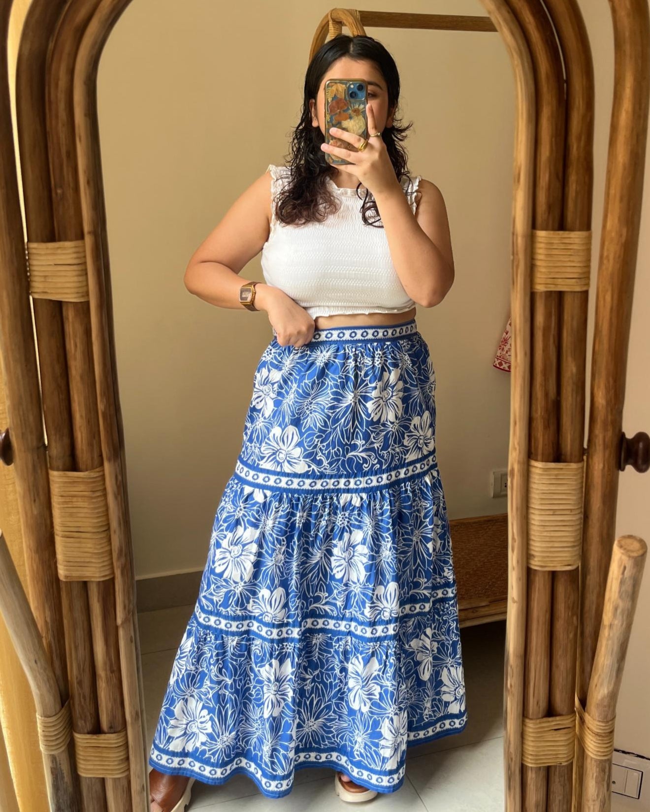 Misty Florals Skirt