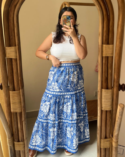Misty Florals Skirt