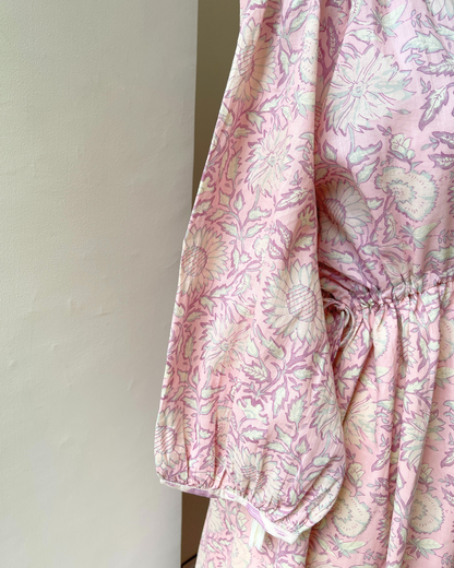 Peach Whirl Dress