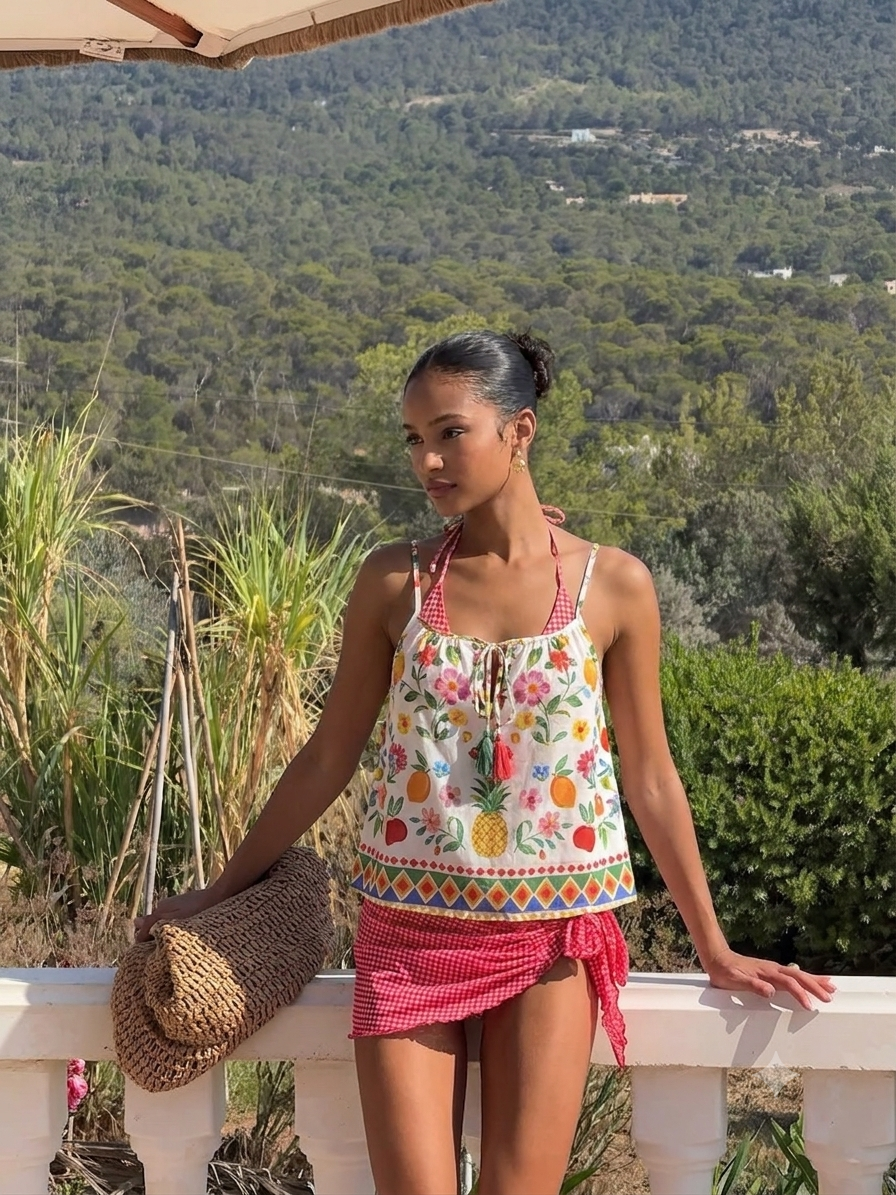 Papaya Punch Top (M,L & XL)