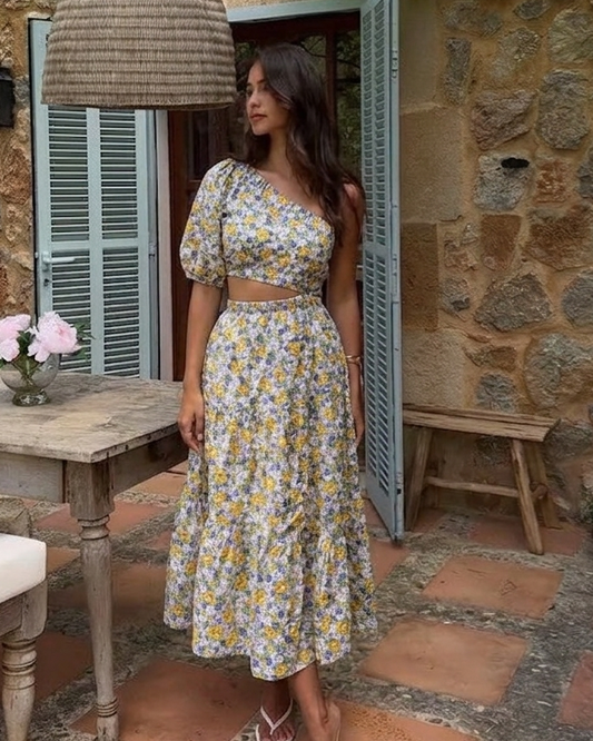 Golden Bouquet Dress