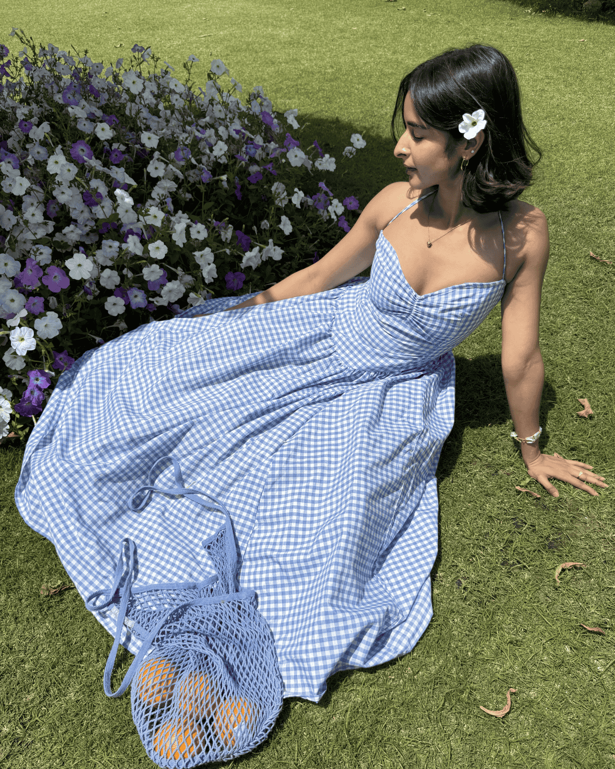 Blue me Away in Gingham