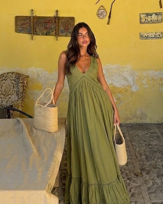 Olive Grove Dress (M)