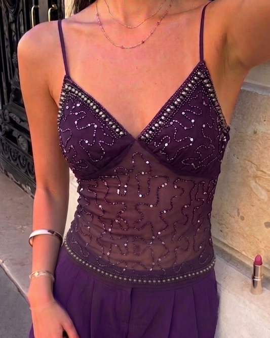 Aubergine Bling