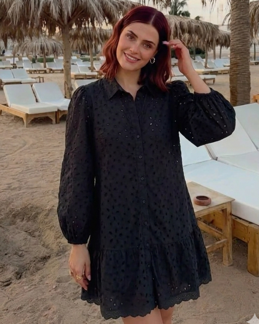 Noir Bloom Dress (L)