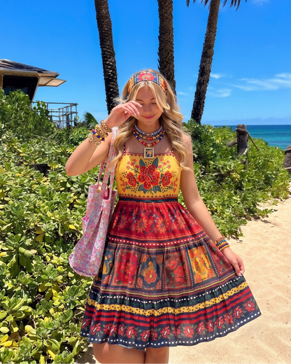 Mango Spice Dress(S,M & L)