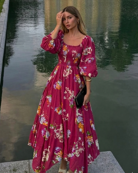 Wild Plum Dress (S & M )