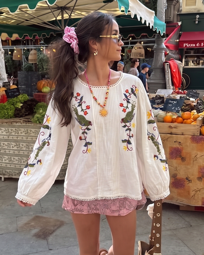 Garden Whisper Blouse(M & L)