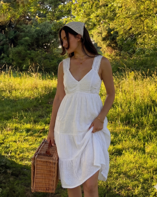 Whisper White Eyelet Dress (S)