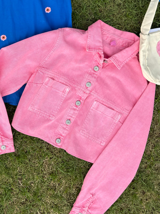 Bubblegum Denim Jacket