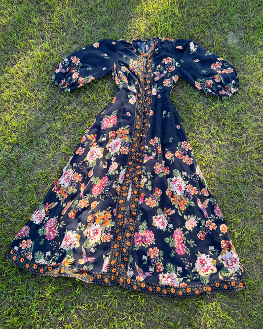 Midnight Rose Dress (S)