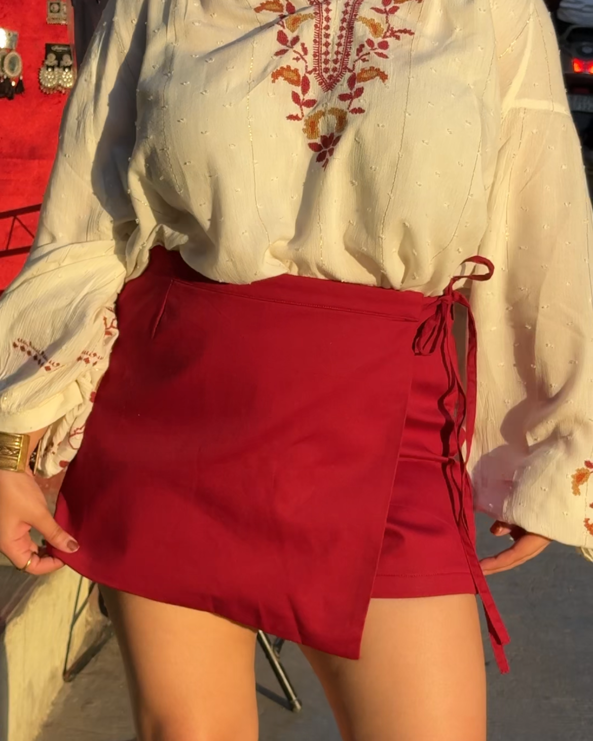 Cherry Cola in Skorts