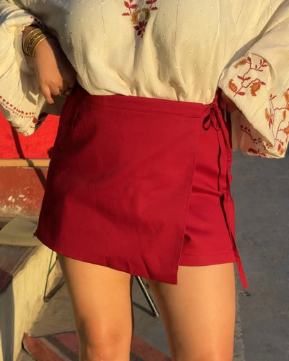 Cherry Cola in Skorts