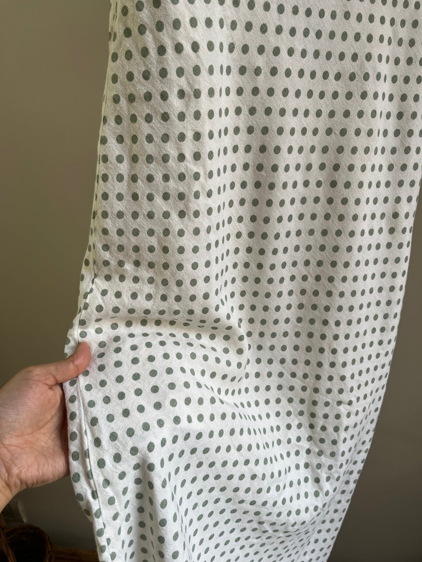 Green Polka Dot Skirt