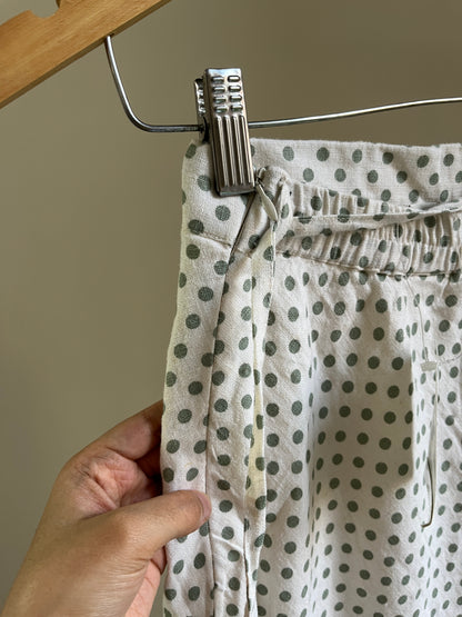 Green Polka Dot Skirt