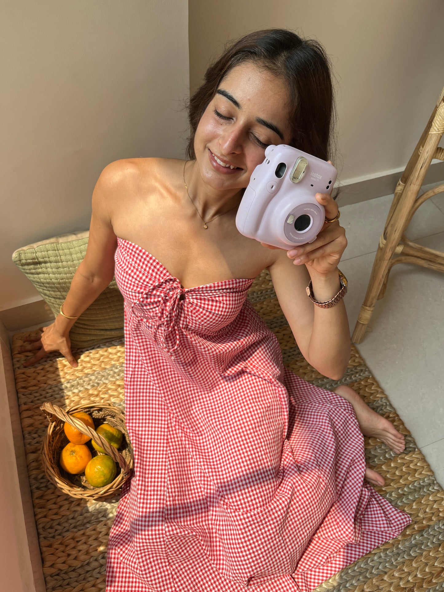 Red Gingham Dress