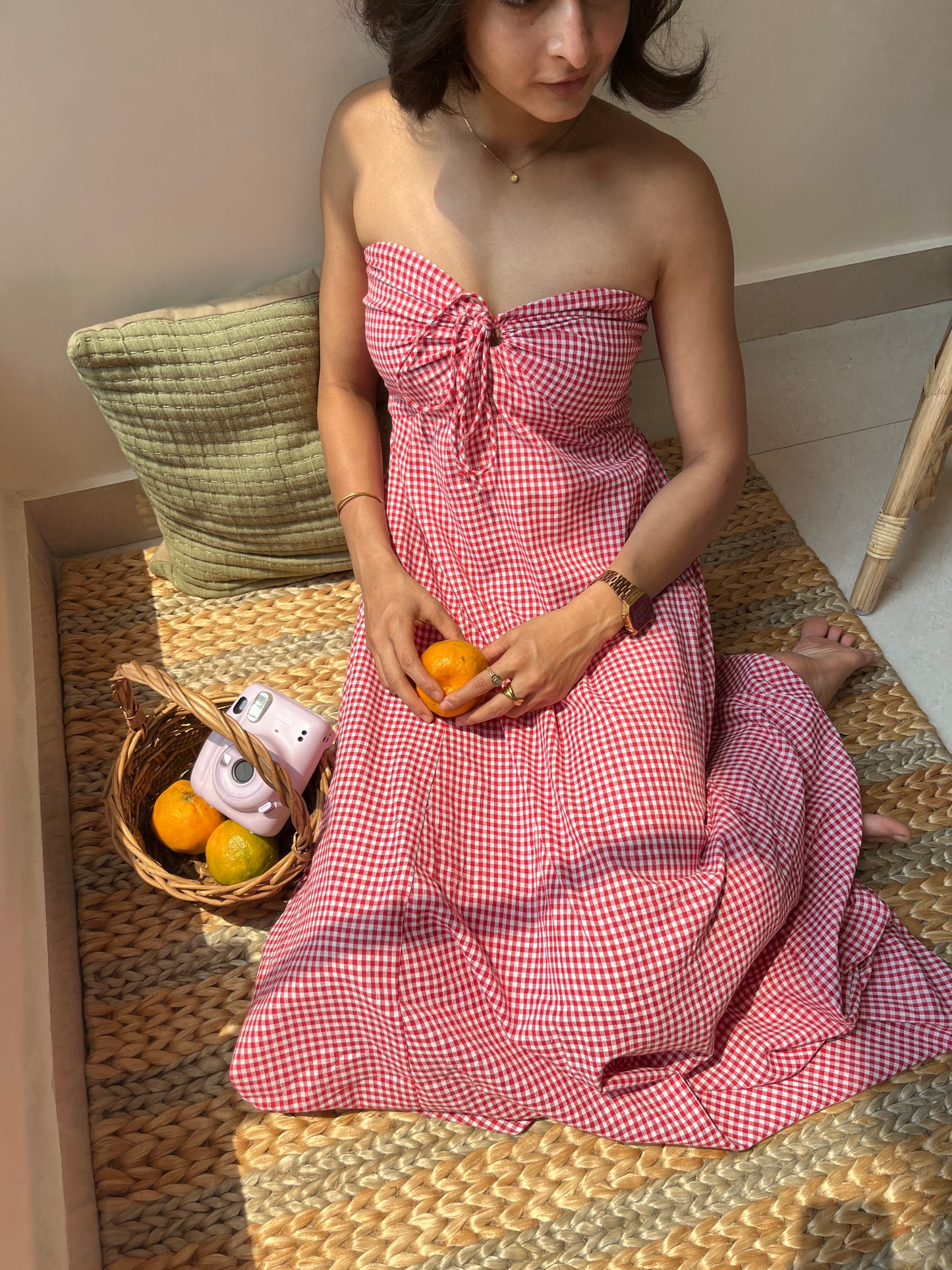 Red Gingham Dress