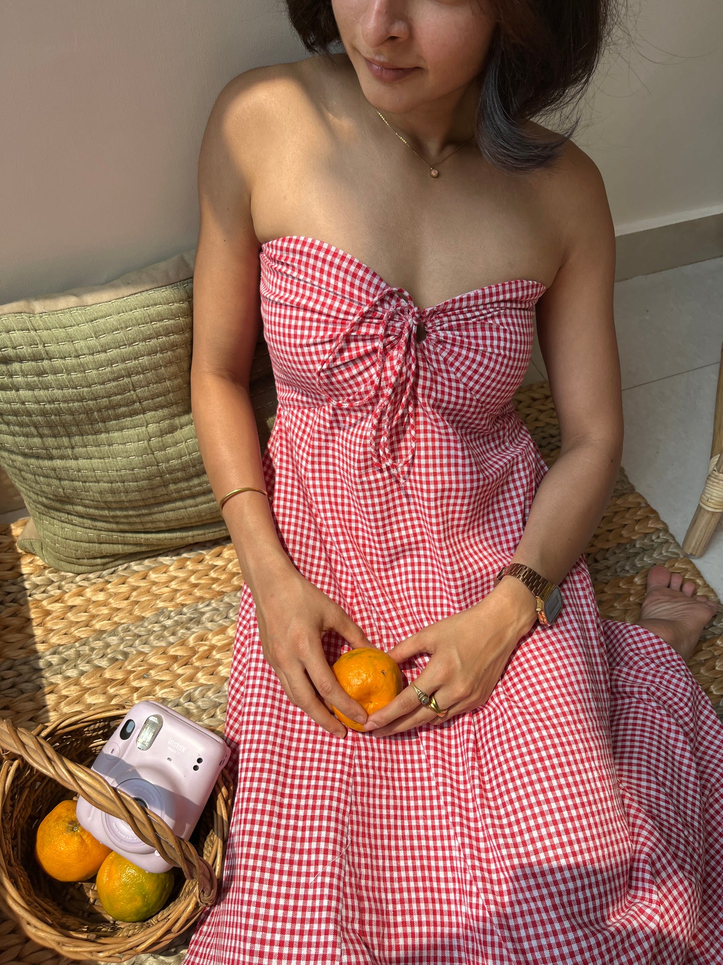 Red Gingham Dress