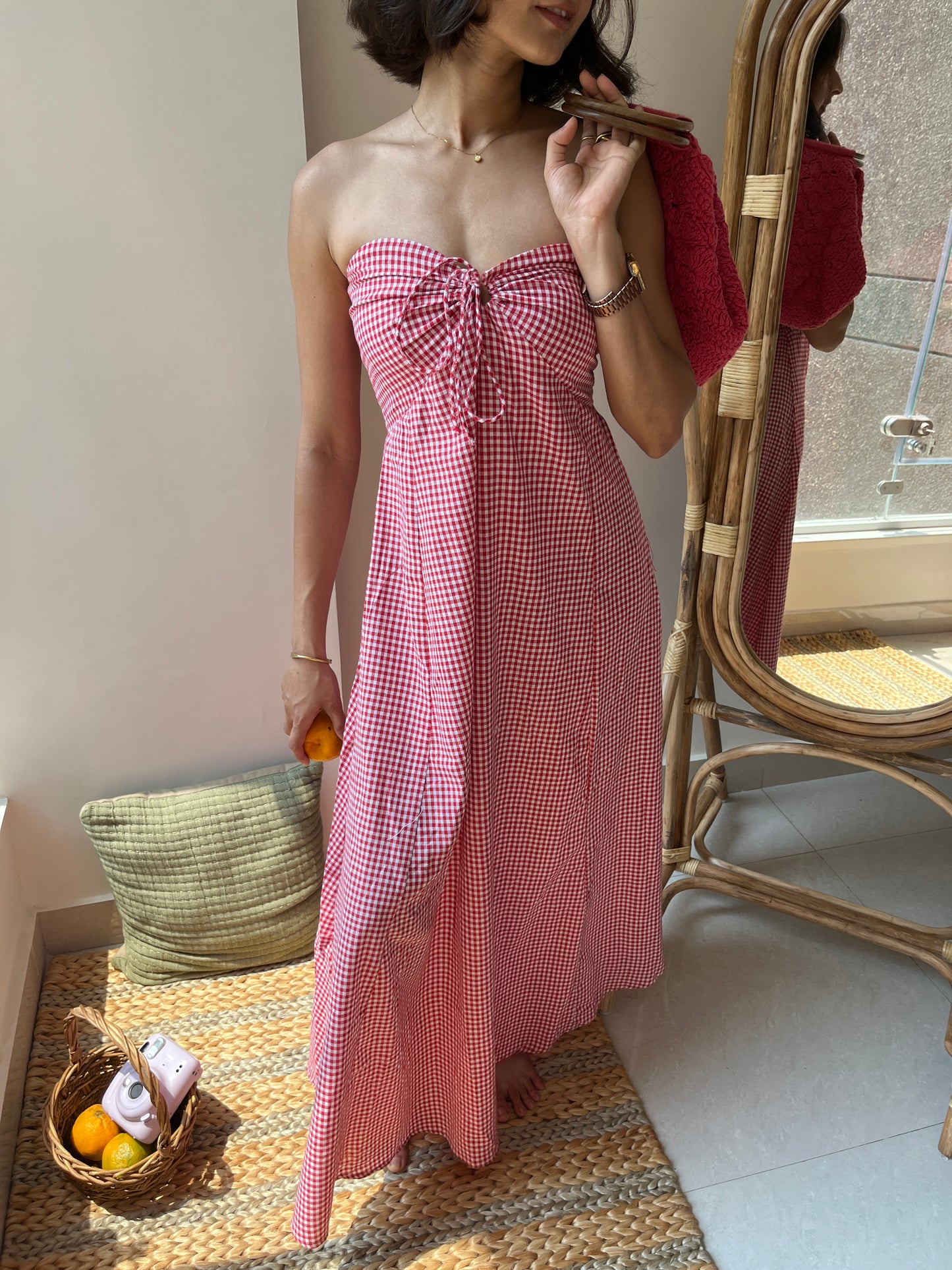 Red Gingham Dress