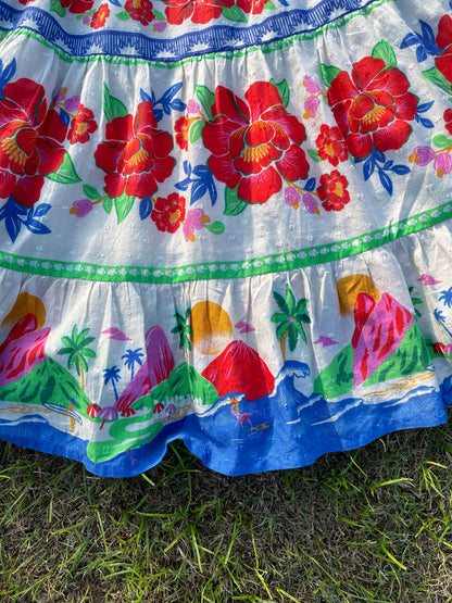 Fiesta Flora Dress(XS,S,M & L)