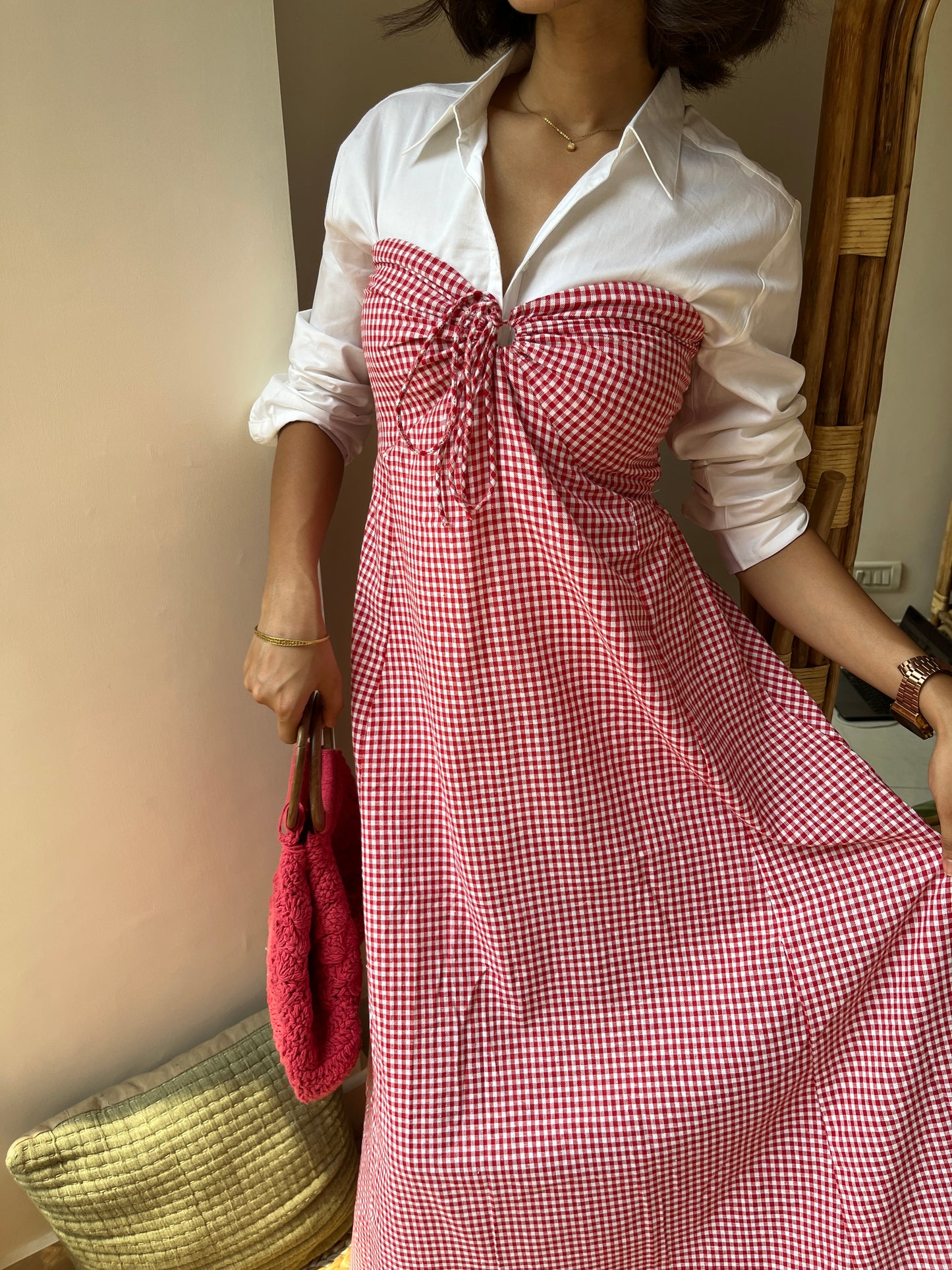 Red Gingham Dress