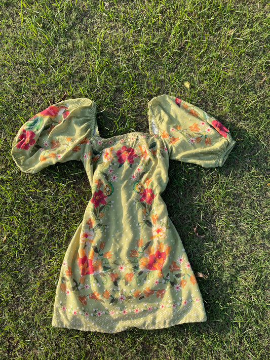 Meadow Bloom Dress (XS,M &L)