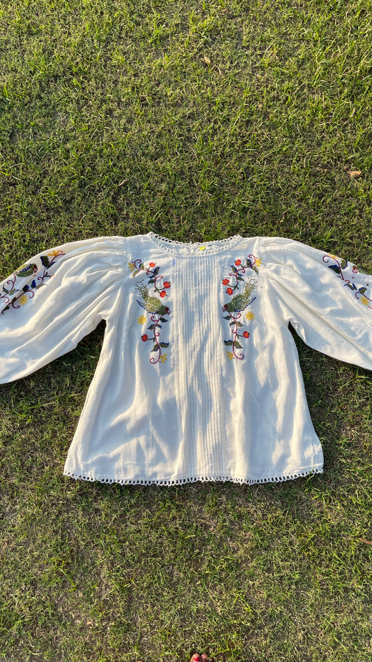 Garden Whisper Blouse(M & L)