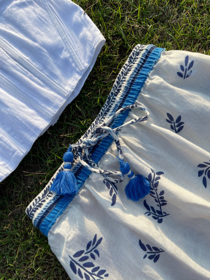 Ocean Bloom Skirt (M)