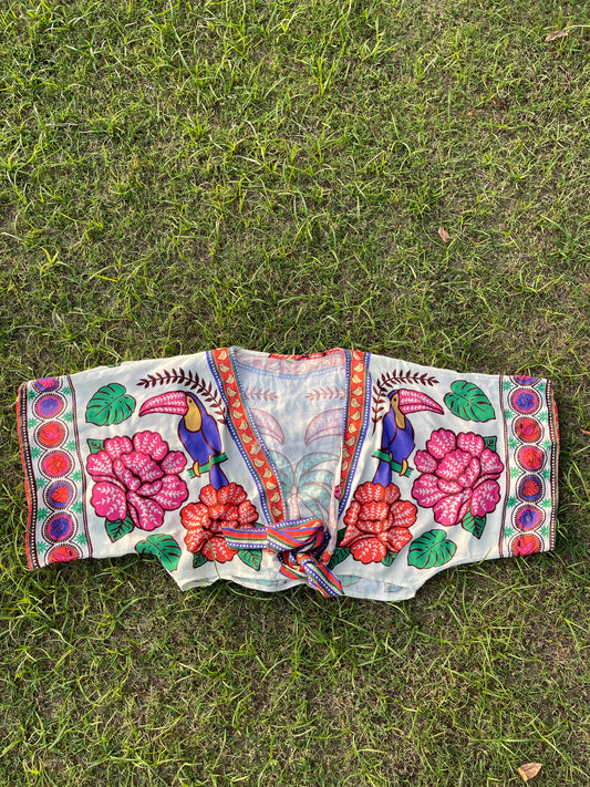 Tropical Muse Kimono Top (M & XL)