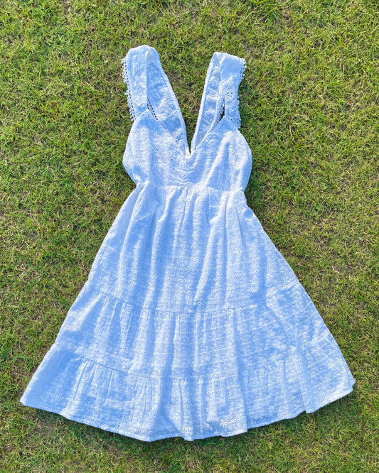 Whisper White Eyelet Dress (S)