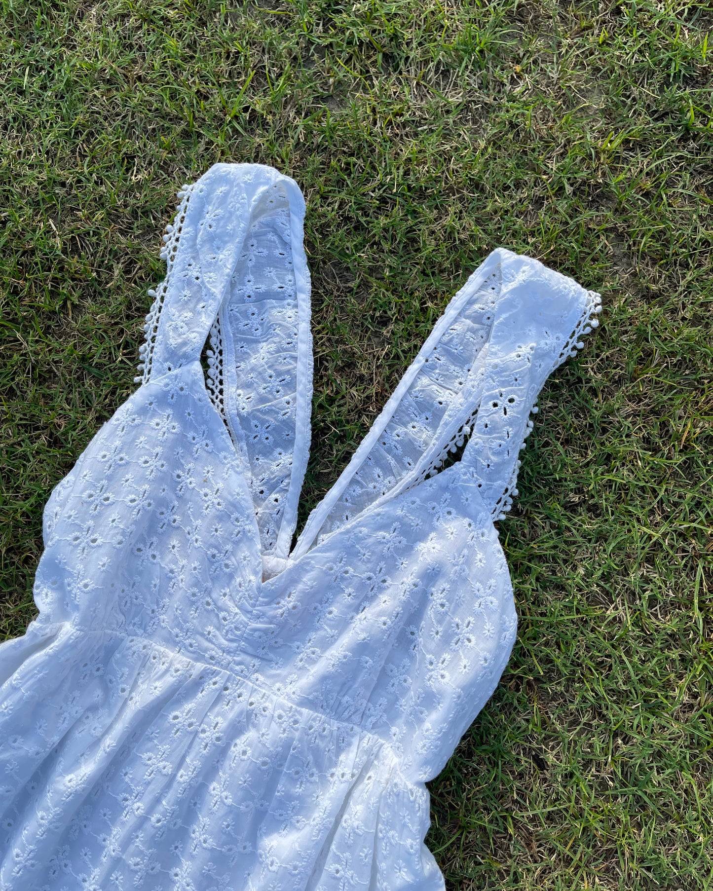 Whisper White Eyelet Dress (S)