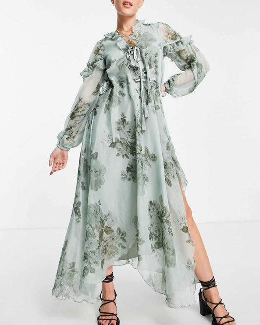 Sage Muse Dress (M & XL)