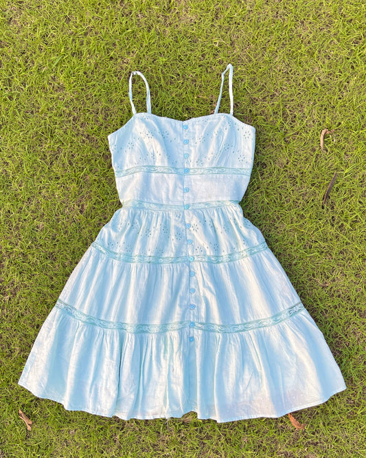 White Whisper Eyelet Dress (XS)