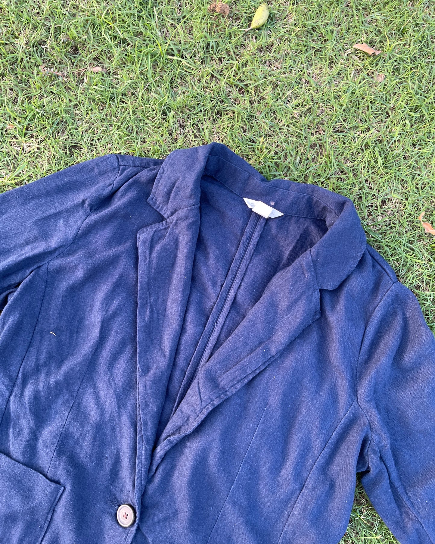 Navy Soft Blazer (M)