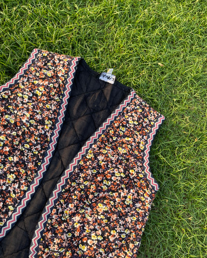 Ikat Quilted Utility Vest(S)
