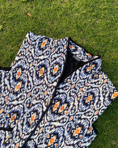 Ember Ikat Quilted Vest (S)
